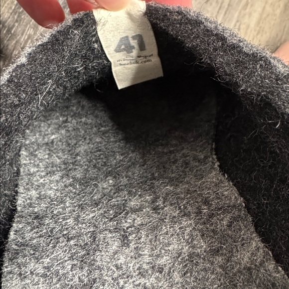 NEW Baabuk Wool House Slippers Dark Grey Size 41 - Picture 9 of 9